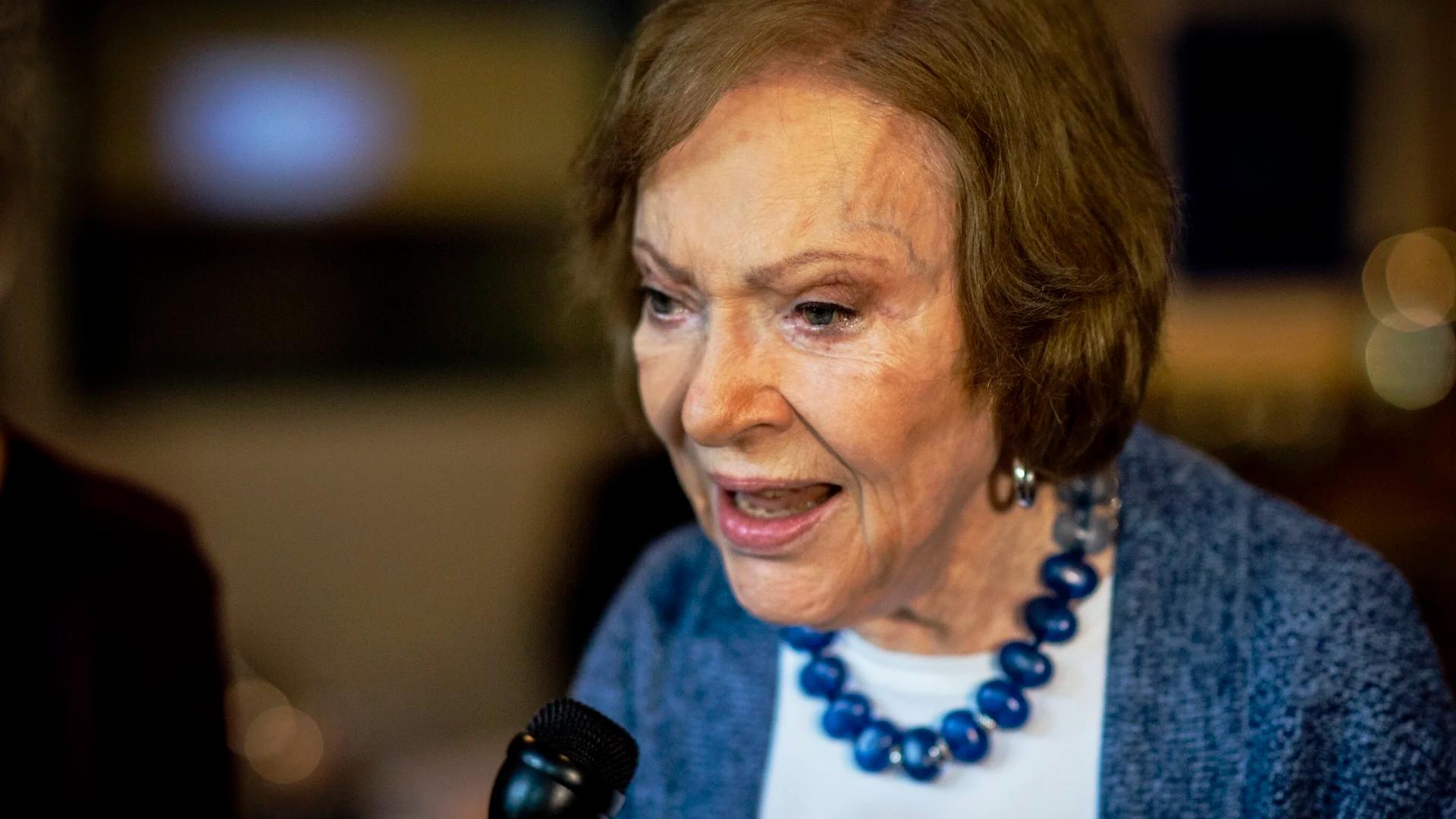 Rosalynn Carter, 96-year-old former first lady, is in hospice care at home, Carter Center says